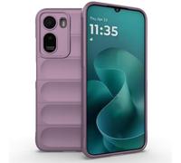 SHYXGLON Case for Redmi A7 Pro with Microfiber Lining Silicone Liquid Cover, Ultra Thin Silky-Soft Touch Flexible Bumper Rubber Shockproof Cover for Xiaomi Poco C85X Case (Purple)
