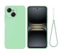 SHYXGLON Compatible with Tecno Spark 40C 4G Case Silicone Rubber Ultra Thin, Soft Flexible Bumper Hybrid Armor Rugged Cover Shockproof Case for Tecno Spark 40C，Green