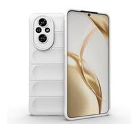 SHYXGLON For Honor 200 5G Case Silicone Rubber Ultra Thin, Soft TPU Gel Flexible Bumper Hybrid Armor Rugged Flexible Anti-Slip Shockproof Cover for Honor 200 5G Case (White)