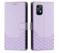 SHYXGLON Wallet Case Compatible with UMIDIGI Bison X20, Premium Leather Wallet Cover [Wrist Strap] [Card Slots] [Magnetic Closure] Kickstand Flip Case for UMIDIGI Bison X20 (Purple)