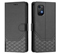SHYXGLON Wallet Case Compatible with UMIDIGI Bison X20, Premium Leather Wallet Cover [Wrist Strap] [Card Slots] [Magnetic Closure] Kickstand Flip Case for UMIDIGI Bison X20 (Black)