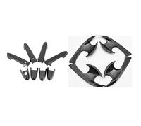 SHYYBD Car Exterior Door Handle Bowl Cover Bezel Trim For City RS SV 2020 2021 Side Decorative Shell Outer Handle Shell(1 Set)