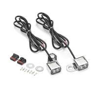 SHYYBD Effect Light Effect Light Motorcycle Turn Signal Indicator For Harley Softail Standard Street Bob Fat Boy Fat Bob Slim Low Rider Flasher Light Position Lamp(CHROME)