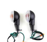 SHYYBD Effect Light Effect Light Motorcycle Turn Signals Light For Kawasaki D-TRACKER 125 150 250 W800 Cafe EX250 Amber Blinker Indicators Lamps Position Lamp(CLEAR)