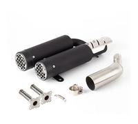 SHYYBD Moto Racing Exhaust Pipe Silencer For VESPA GTV 250 GTV300 GTS SUPER 300 SEI GIORNI TECH 2005-2020 GTS 300 Muffler With DB Killer Muffler Exhaust Pipe(BLACK)