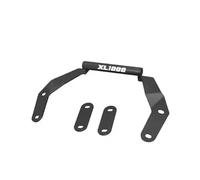 SHYYBD Motorcycle GPS Navigation Bracket For Varadero XL1000V 2003-2011 Front Wireless Charging Mobile Phone Holder Stand Front Bar Holder GPS(Black1)