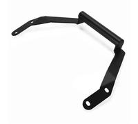 SHYYBD Motorcycle GPS Navigation Mounting Fixed Bracket For XL1000V Varadero 2003-2011 Phone Adapt Base Mount Bracket Gps Front bar holder(BLACK 1)