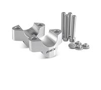 SHYYBD Motorcycle Handlebar Handle Bar Riser Heighten For CFMOTO 450MT 800MT 800MTX IBEX 800 450 2021 Drag Clamp Extend Adapter Lift Height Riser(Silver 5)