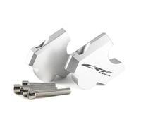 SHYYBD Motorcycle Handlebar Riser For CRF1100L CRF1000L Africa Twin Adventure 2016-2020 HandleBar Handle Bar Mount Clamp Lift Height Riser(Silver1)