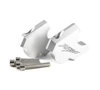 SHYYBD Motorcycle Handlebar Riser For CRF1100L CRF1000L Africa Twin Adventure 2016-2020 HandleBar Handle Bar Mount Clamp Lift Height Riser(Silver)