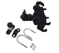 SHYYBD Motorcycle Smart GPS Navigation Plate Bracket Mobile Phone Holder Stand For Benelli TRK702 TRK 702 X TRK702X 2022 2023 Front Bar Holder GPS(Black2)