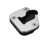 SHYYBD Side Stand Motorcycle Kickstand Foot Pad For Suzuki GSXR1300 / GSX1300R / Hayabusa 1999-2007 Side Stand Extension Pad Support Plate Extension Pad(Silver)
