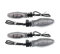 SHYYBD Traffic Indicators Motorcycle Turn Signals Light For Tiger 800 1200 XC XCA XCX XR XRX XRT 900 GT Pro Rally 660 850 1050 Sport Indicator Lamp(CLEAR,4 PCS)