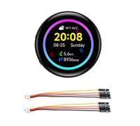 SHYYOULQE 1.43In RP2350 Development Board 466x466 AMOLED Touchable Screen and Microed Card USB Type C Programmable Control Board