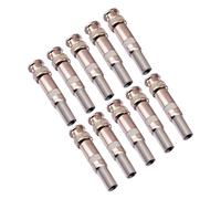 SHYYOULQE 1/5 / 10Pcs BNC Connector Copper Camera Video Cable Welding Easy Installation Accessories BNC Compression