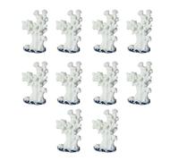 SHYYOULQE 10lots Artificial Corals Fishes Tanks Decorations Corals Aquariums Ornaments for Bettas Fish Tanks Decoration Durability Corals Aquariums
