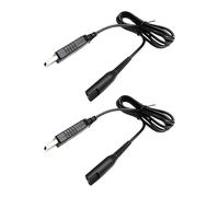 SHYYOULQE 2 Pack Braided USB Charging Cables for Electric Shavers Fast 1.2M Cord with Reinforced Ends Travel-Friendly Wire