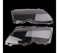 SHYYOULQE 2Pcs Auto Left Right Front Headlight Lamp Protective For Shell Cover For E46 4 Headlamp With Red Light Option Battery