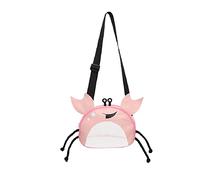 SHYYOULQE Beach Toy Bags Cute Shape Mesh Shell Collecting with Adjustable Carrying Straps and Zipper Mesh Bag Kids for Shells Sand with Zipper Small to Carry Wet Swim Collecting Bag Bags