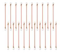 SHYYOULQE Bungee Cord with Hook 20Pcs Heavy Duty Cord Luggage Strap Elastic Strap for Securing Tarps Tent Elastic Rope