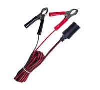 SHYYOULQE Car Socket Extension Cable 12V-24V Battery Clamp-on Cord 50cm/30cm/100cm/300cm/200cm Optional Long Power Adapter Cable