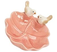 SHYYOULQE Ceramic Decorative Jewelry Dish Water Lilies Design Rings Earring Organizers for Home Décor Storage Earthenware Conceit Tray