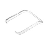 SHYYOULQE Clear Crystal-Look Interior Bezel, 22 26 new EQE | Polycarbonate Reading Lamp Cover for Overhead Console Decor, Clip-on Trim Detail, 1 Set