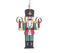 SHYYOULQE Creative Christmas Puppet Tree Car Bag Hanging Lovely Soldier Room Decoration Atmosphere Improvemen Puppet Simple for Kids Ornament Pendant