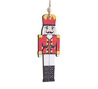 SHYYOULQE Creative Christmas Puppet Tree Car Bag Hanging Lovely Soldier Room Decoration Atmosphere Improvemen Puppet Simple for Kids Ornament Pendant