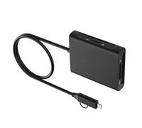 SHYYOULQE Efficient 4 in 1 USB3.0 Card Reader for Quick Access to for MS Memory Cards Enhances Chipset Efficient Transfer High Speed Card Reader
