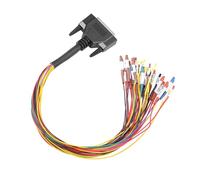 SHYYOULQE Fast Speed 1Mbps Flexible DB25 Jumping Cable for Vehicle Diagnostics Testing with Enhancing Anti Interferences Design Automotive Sweater Cable