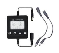 SHYYOULQE Fish Tanks Light Controller with Automatic on Off Function&Sunrises Sunset Simulation Suitable for Various Lighting Type LCD Display Light Timer