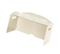 SHYYOULQE Folding Windshield Camp Stove Grills Windscreen Steel for Desert Explorers Hiking Equipment