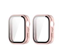 SHYYOULQE Impacts Resistant Protective Cover Full Coverage Shell Dustproof Case with Build in Screen Protector for Smartwatch 2Pcs Watch Housing