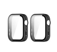 SHYYOULQE Impacts Resistant Protective Cover Full Coverage Shell Dustproof Case with Build in Screen Protector for Smartwatch 2Pcs Watch Housing