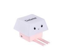 SHYYOULQE Keycap USB Rechargeable Desk Night Lamp Featuring Smartphone Holder 2.8W Power 3Lighting Mode Portable Room Decors Adjustable Brightness Mood Lamp For Dorm Room Decors