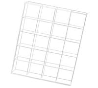 SHYYOULQE Lightweight Acrylic Badge Holder Dustproof Compartmentalized Storage Box Pin Display Case for Home or Office Use Jewelry Display Holder