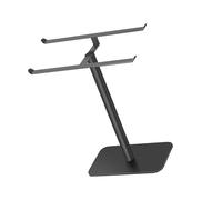 SHYYOULQE Multifunctional Black Stainless Steel Necklace Display Stand Double Layer Holder for Accessory Organizations Stainless Steel Jewelry Stand