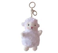 SHYYOULQE Portable Plush Animal Keyring Cartoon Styles Home Car Decoration Soft Materials for Women Purse Everyday Carry Essential Multipurpose Plush Ornament