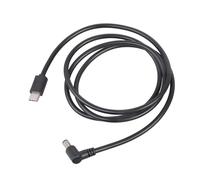 SHYYOULQE Professional 5.5x2.1mm Charging Cable USB C Compatible for Broadcast Equipment Studio 90 Degree Bend Space Saving Triggers Wire for Projector Printer Devices