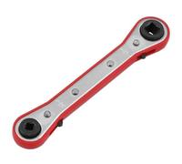 SHYYOULQE Refrigeration Tool Service Wrench 1/4 X 3/16 3/8 5/16 Ratchet Box End Air Conditioning Refrigeration Service Wrench
