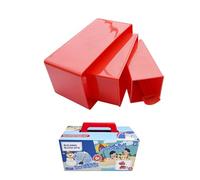 SHYYOULQE Sand Castles Mold Snow Brick Maker 4PCS/Set for Family Game Kids Creative SandPlay Winter Activity Snow Building Kits Beach Building Kits