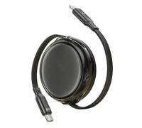 SHYYOULQE Telescopic Type C To Type Cable 100W Fast Speed Charging Flexible Length For Multiple Devices Telescopic Usb Cable