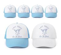 Shyyween 6 Pcs Last Toast on the Coast Bachelorette Trucker Hats Bridal Headwear Bridesmaid Cap for Bride Accessories Bridesmaid Gift Bach Party Wedding Bachelorette Weekend Bridal Party Decor Favor