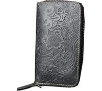 SHZZHS Handmade Key Bag Men's and Women's Cowhide Large-Capacity Leather Wallet Key Bag Retro Multi-Function Card Bag Coin Purse