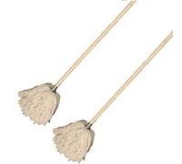 SI © 2 x Pure Cotton String Mop Head Steel Socket Refill & Pole Cleaning Floor Sweep