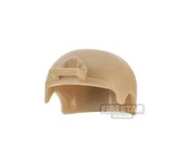 SI-DAN Minifigure Headgear IBH-G Combat Helmet DARK TAN