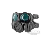 SI-DAN Minifigure Headgear SF10 Full Face Gas Mask BLACK