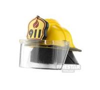 SI-DAN Minifigure Headgear TU65 Firefighter Helmet YELLOW