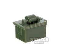 SI-DAN Minifigure Weapon Ammo Box TANK GREEN